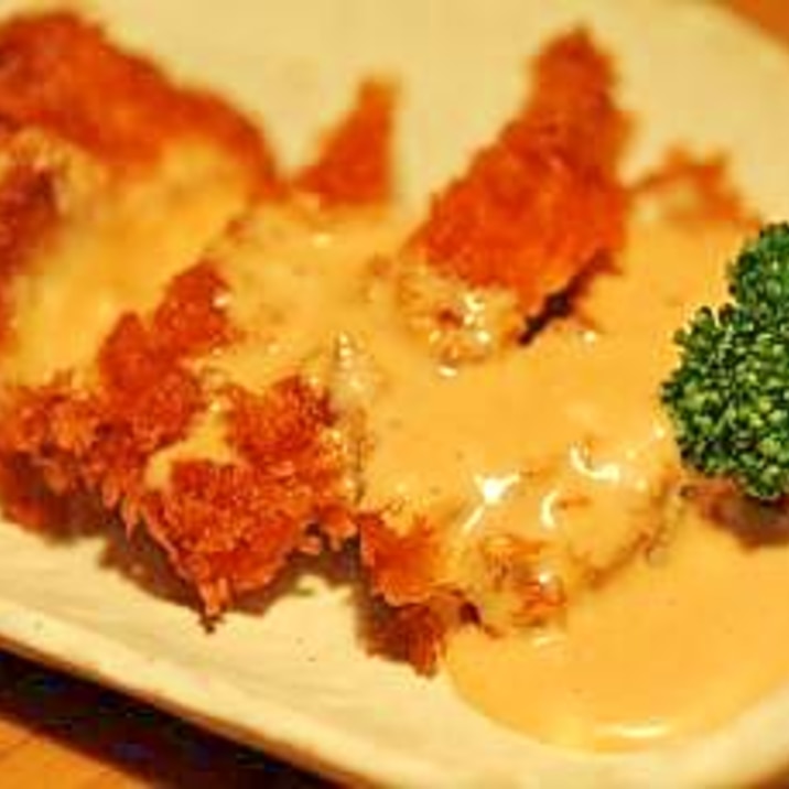 ソースが決めてのチキンカツ レシピ 作り方 By 寒がりじじぃ 楽天レシピ